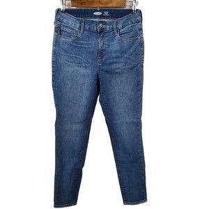 Old Navy Rock Star Super Skinny Light Wash Jean 6P Womens